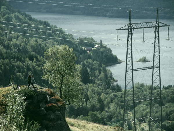 Ably field measurement — Norwegian fjord transmission line